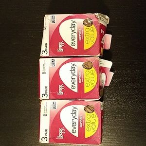 Bundle 9 Leggs Everyday Support Pantyhose B